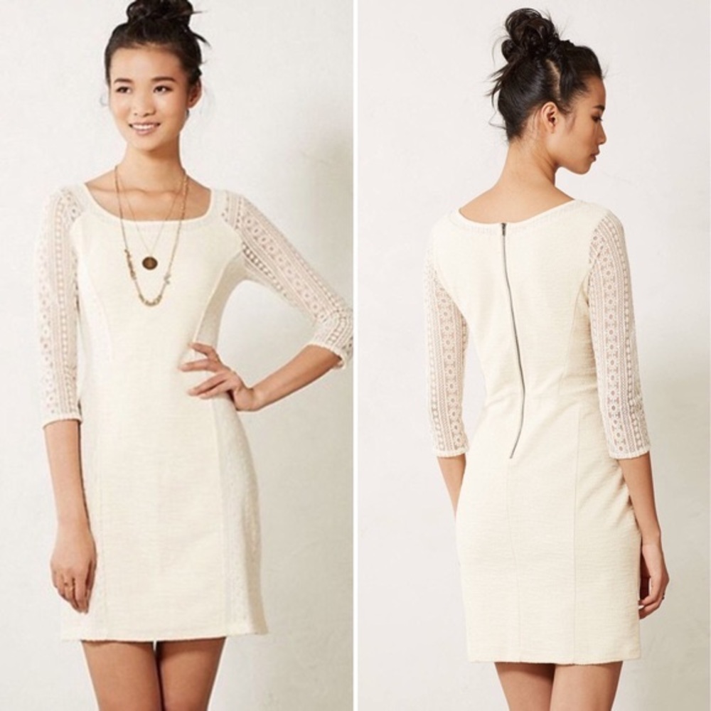 Bordeaux cream lace bodycon dress